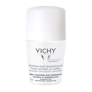 Desodorante Antitranspirante Roll-On 48H Pele Sensível Vichy 50mL