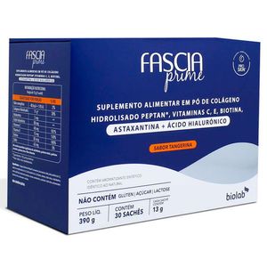 Fascia Prime Colágeno Hidrolisado Sabor Tangerina 30 Sachês