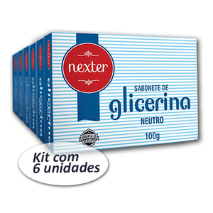 Sabonete Glicerinado Nexter 100g com 6 unidades