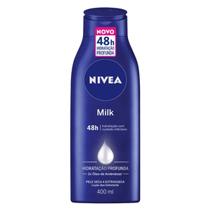 Loção Hidratante Nivea Milk Hidratação Profunda 400ml