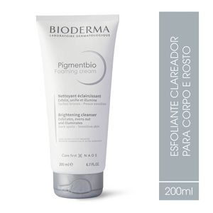 Esfoliante Clareador Pigmentbio Foaming Cream com 200ml