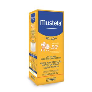 Protetor Solar Infantil Mustela Bebê FPS 50 100ml