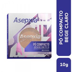 Pó Compacto Asepxia Bege Claro 10g