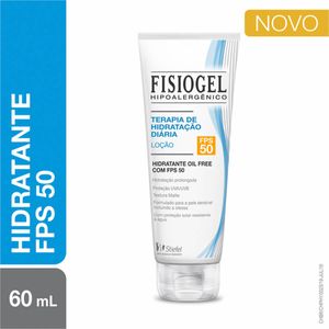 Loção Hidratante Facial Fisiogel Terapia de Hidratação Diária FPS50 60ml