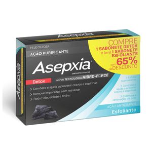Kit Sabonete em Barra Asepxia Detox + Esfoliante 80g