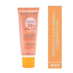 Protetor Solar Photoderm Cover Touch FPS50+ Dourado Pele Morena com 40ml