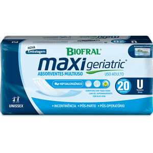 Absorvente Maxi Geriatric 20 Unidades