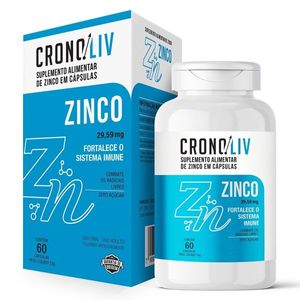 Cronoliv Zinco 29,59Mg 60 Cápsulas