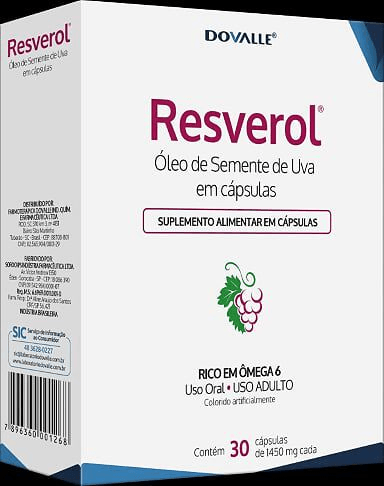 Resverol 450mg 30 Comprimidos