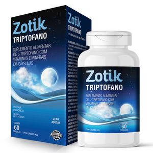 Zotik Triptofano 500mg 60 cápsulas