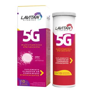 Lavitan 5g Frutas Vermelhas 10 Cápsulas Cimed