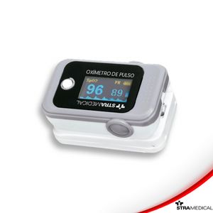 Oxímetro de dedo Oled | Medidor Saturação de Oxigênio - Stra Medical h802