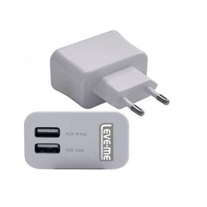 Carregador de Parede Leve-Me C/ 2 Entradas USB TO610
