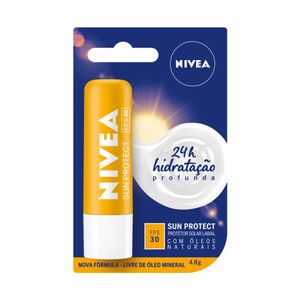 Protetor Solar Labial Hidratante Nivea Sun Protect FPS 30 4,8g