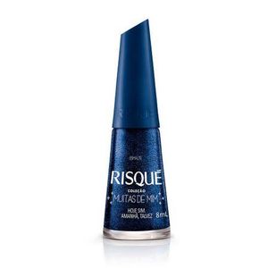 Esmalte Risque Metálico Hoje Sim Amanhã Talvez 8ml