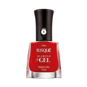 Esmalte Risqué Gel Vermelho Cereja 8 Ml