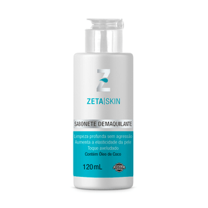 Sabonete Demaquilante Limpeza Profunda 120ml Zeta Skin