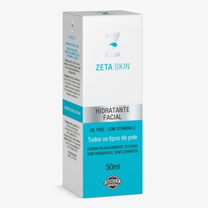 Loção Hidratante Facial 50ml Zeta Skin