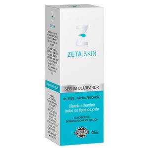 Sérum Clareador Facial 30ml Zeta Skin