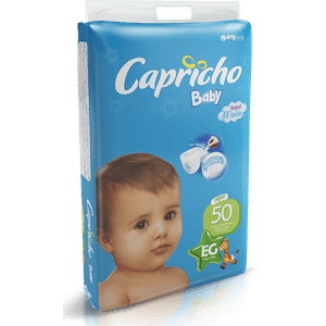 Fralda Capricho Baby Tamanho XG - 50 unidades