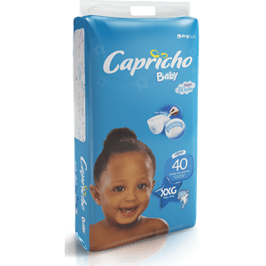 Fralda Capricho Baby Tamanho XXG - 40 unidades