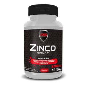 Zinco Quelato Axis 500mg 60 cápsulas cápsulas