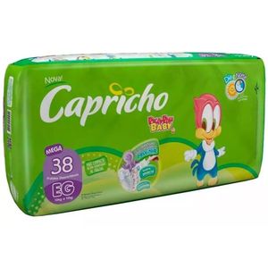 Fralda Capricho Pica Pau Tamanho XG - 38 unidades