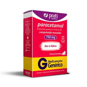 Paracetamol 750Mg 20Cpr Prati