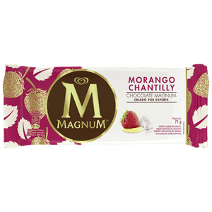 Picolé Kibon Magnum Morango Chantilly 71g