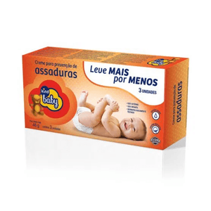Creme De Assadura Kind Baby Kit Com 3 46g