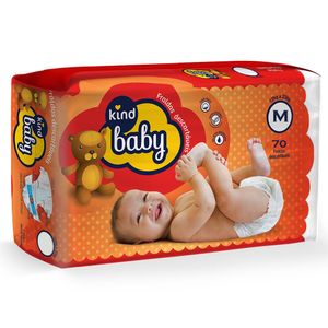 Fralda Kind Baby Jumbo Md  70