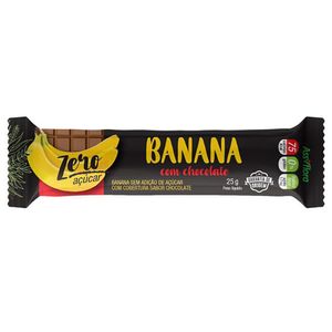 Banana Cremosa Assiflora Chocolate Zero Açucar 25g
