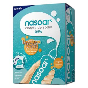 Nasoar 30 Envelopes + Lavador Nasal 240ml