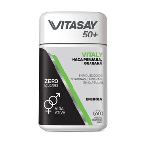 Suplemento Alimentar Vitasay 50+ Vitaly 60 cápsulas