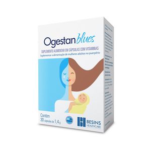 Ogestan Blues caixa 30 cápsulas