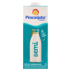 Leite UHT Semidesnatado Piracanjuba 1L