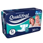 Fralda-Geriatrica-Tamanho-Grande-com-30-Unidades-Qualifral