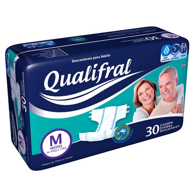 Fralda-Geriatrica-Tamanho-M-com-30-Unidades-Qualifral