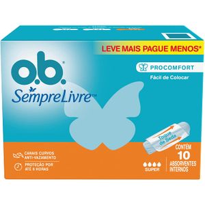 Absorvente Interno OB Super 10 Unidades