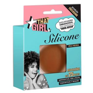 Adesivo de Silicone para Seios - Reutilizável Pele Negra 1 par - That Girl