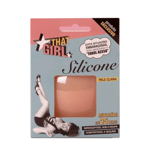 Adesivo de Silicone para Seios - Reutilizável Pele Clara 1 par - That Girl