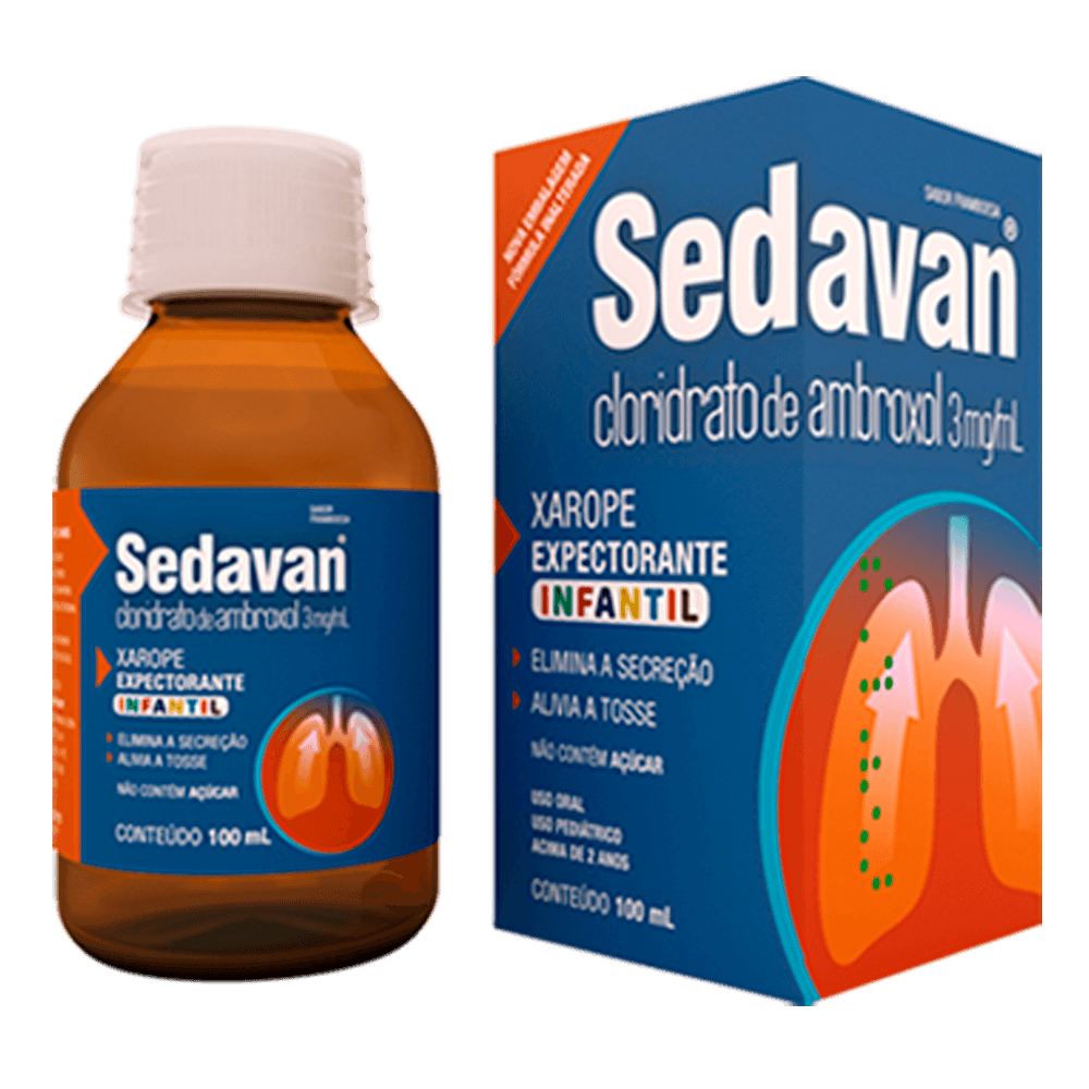 Sedavan 3Mg Xarope Frasco 100Ml Infantil