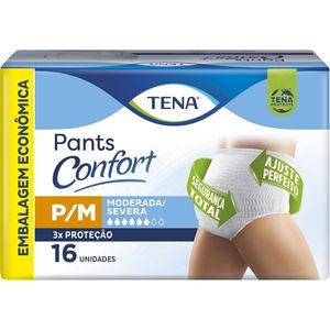 Roupa Intima Tena Dermacare Pants Ultra P/M 16 Unidades