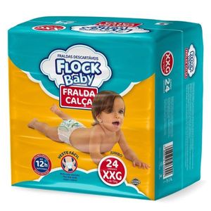 Flockbaby Fralda Mega XXG C/24
