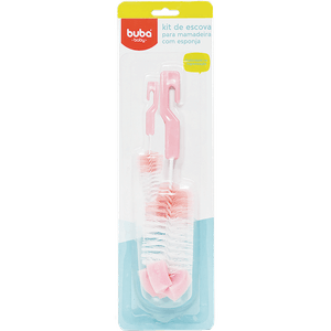 Buba 5415 Kit Esc Mmd C/Esponja Rosa