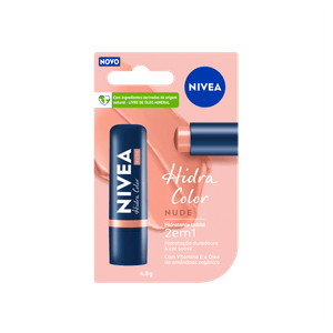 Hidratante Labial Nude Nivea Hidra Color Blister 4,8g