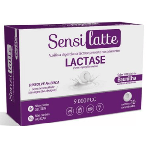 Sensilatte (Lactase) 9.000FCC Baunilha 30 Cpr