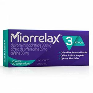 Miorrelax 20 Comprimidos