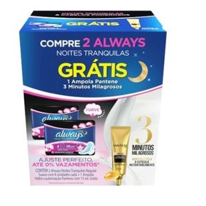 Always Noites Tranq.Sv Com Ab C8 2Un+Pantene Amp.3Mm