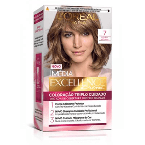 Coloração Imédia Excellence Creme N°7 Louro Natural